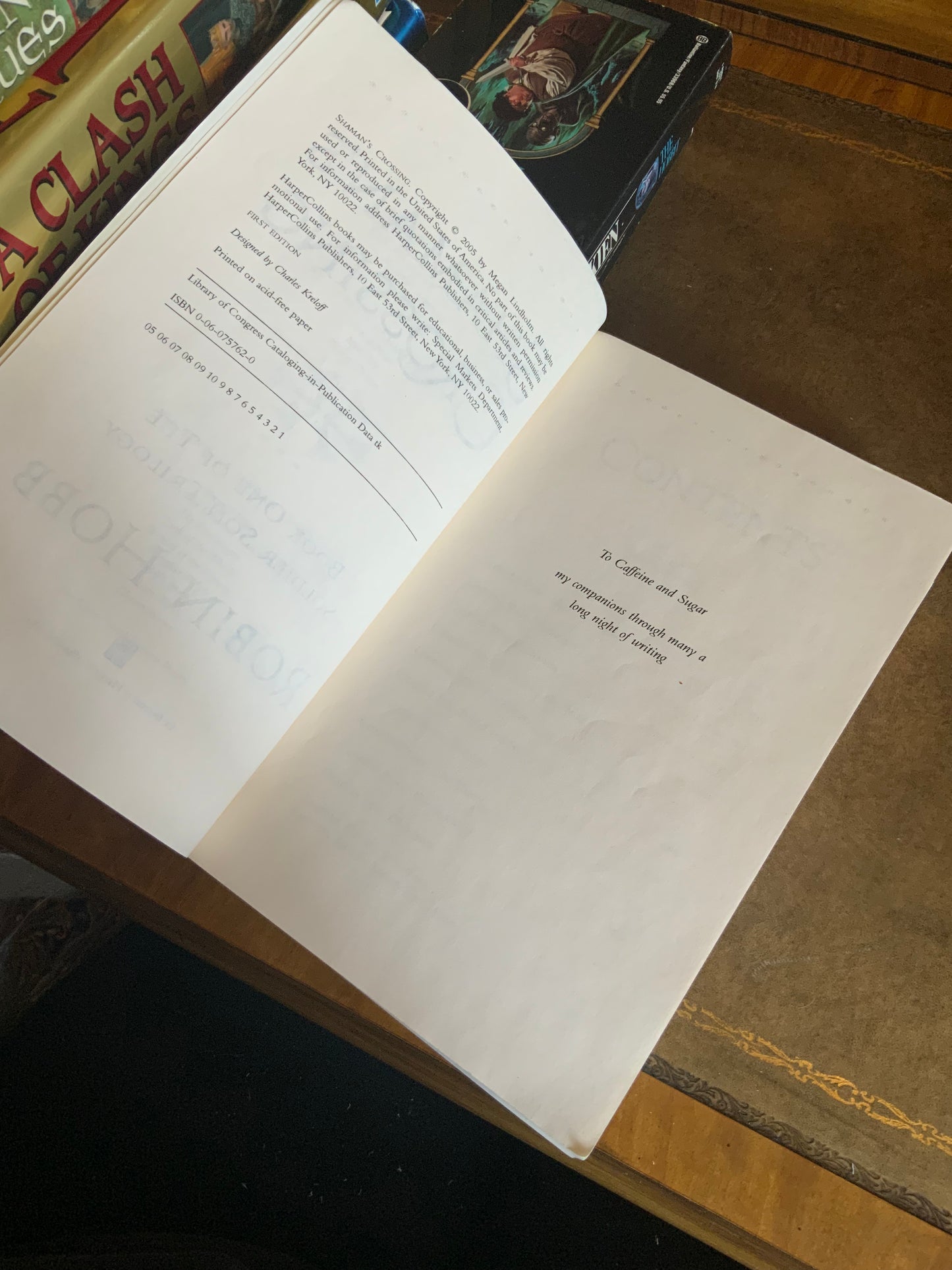 Shaman's Crossing Uncorrected Proof by Robin Hobb