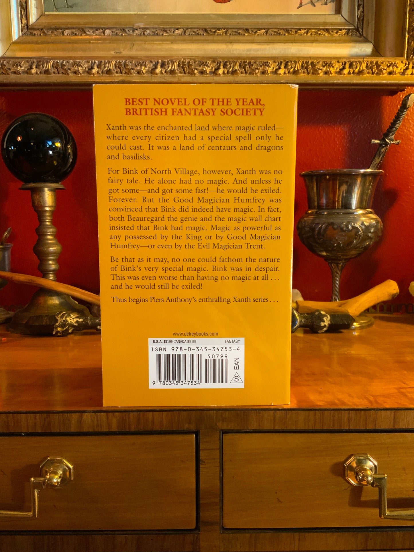 A Spell for Chameleon by Piers Anthony - The First Xanth Novel - Mass market paperback
