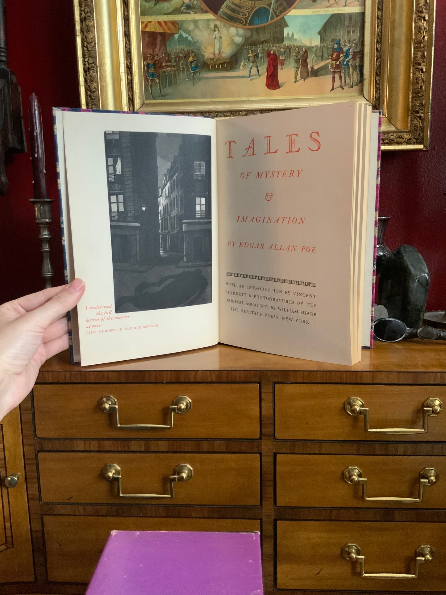 Tales of Mystery and Imagination by Edgar Allen Poe - Heritage Press 1941