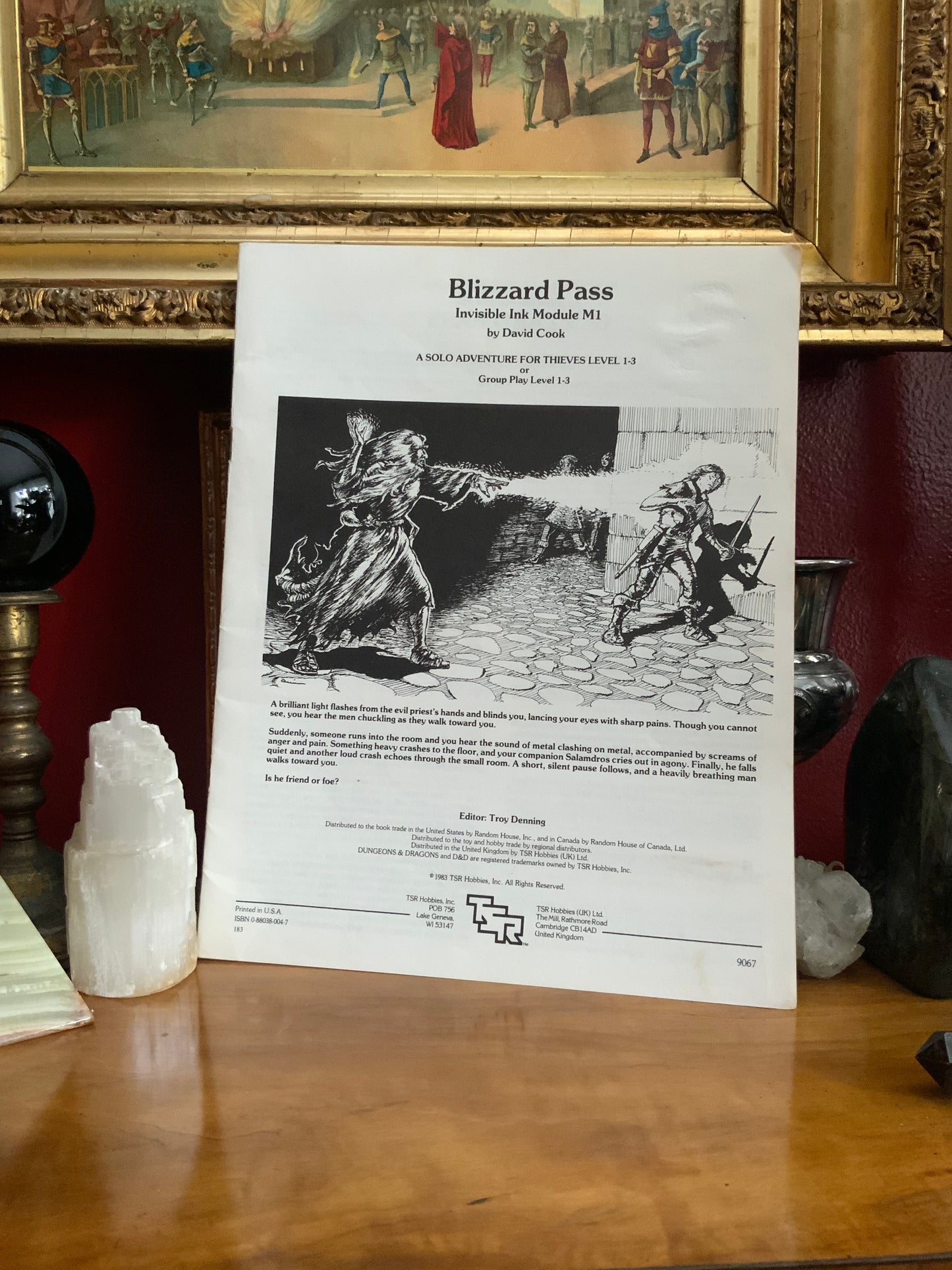 Blizzard Pass Dungeons & Dragons Module for Basic Set - TSR games #9067