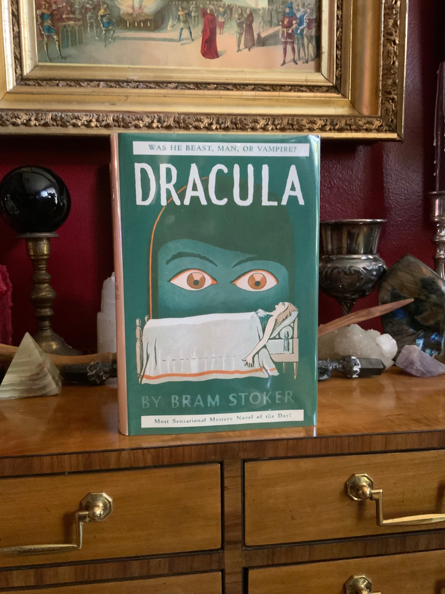 Dracula by Bram Stoker - 1927 Grossett & Dunlap - FASCIMILE dust jacket