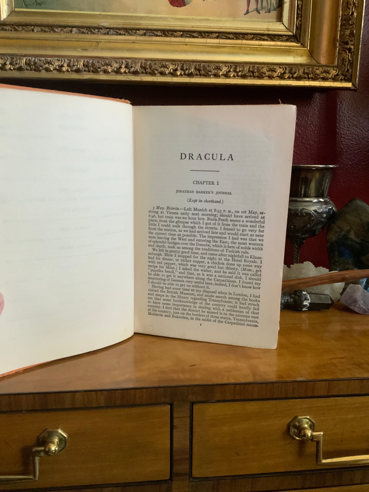 Dracula by Bram Stoker - 1927 Grossett & Dunlap - FASCIMILE dust jacket
