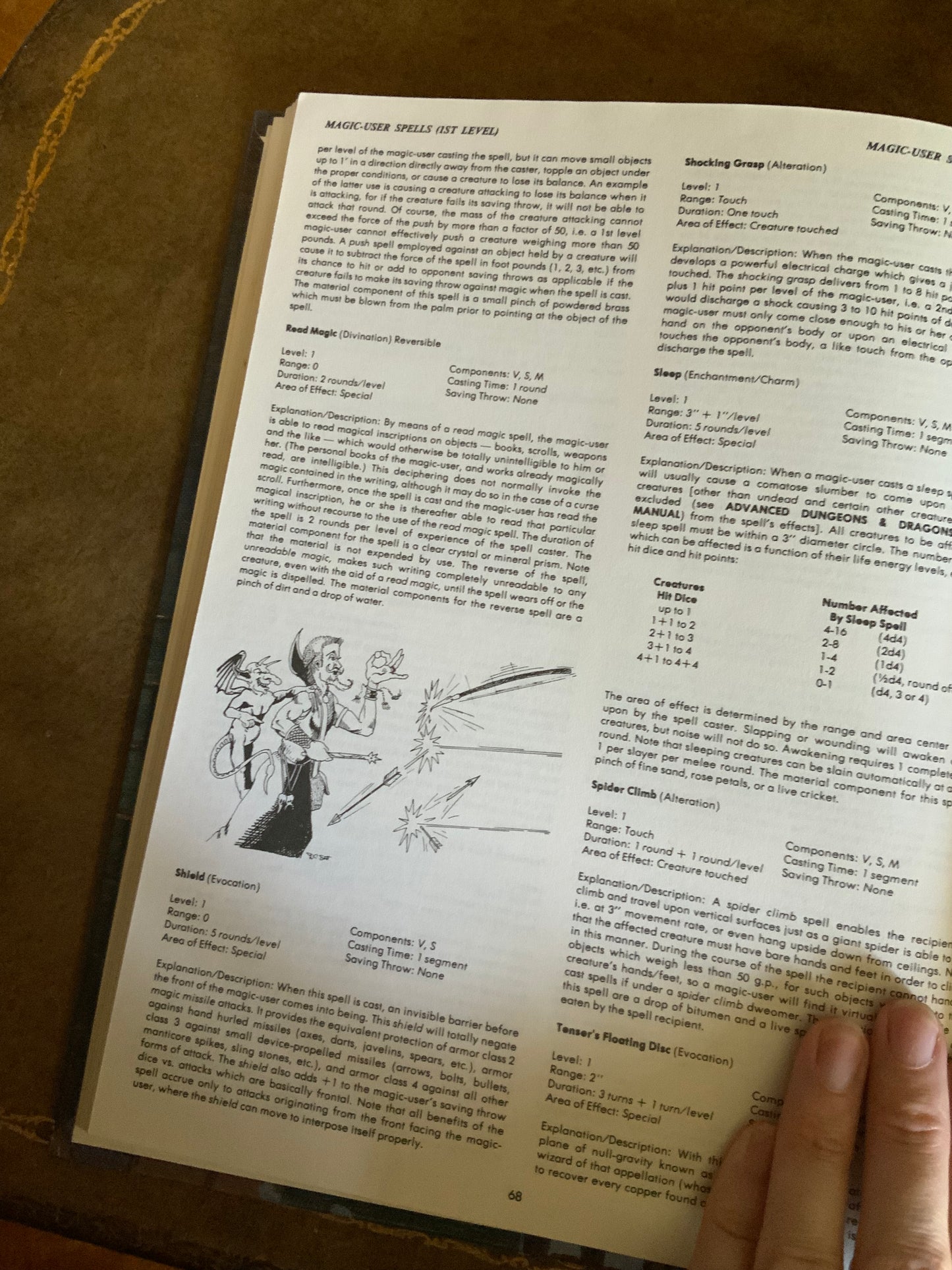 Advanced D&D Players Handbook - 1st edition 6th printing - 1979 TSR #2010