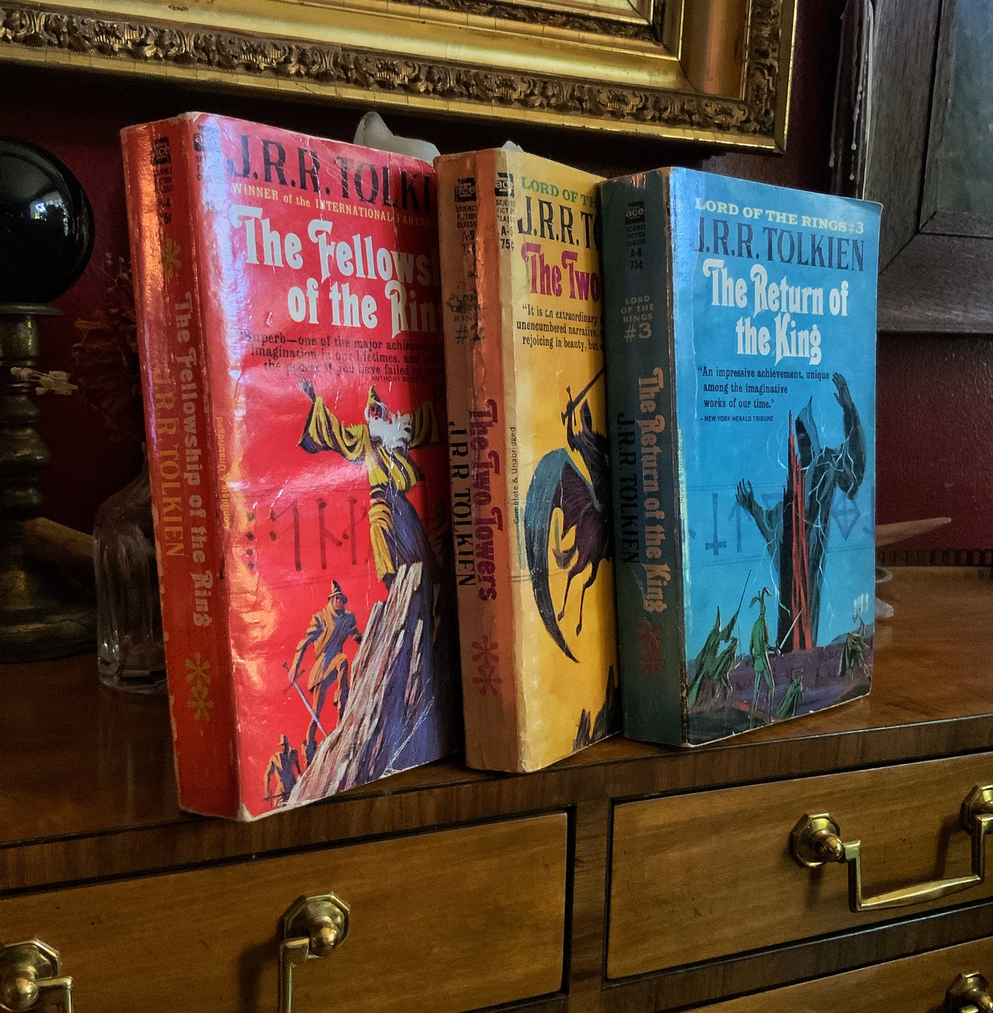 The Lord of the Rings by JRR Tolkien - 1965 Ace paperbacks pirated edition