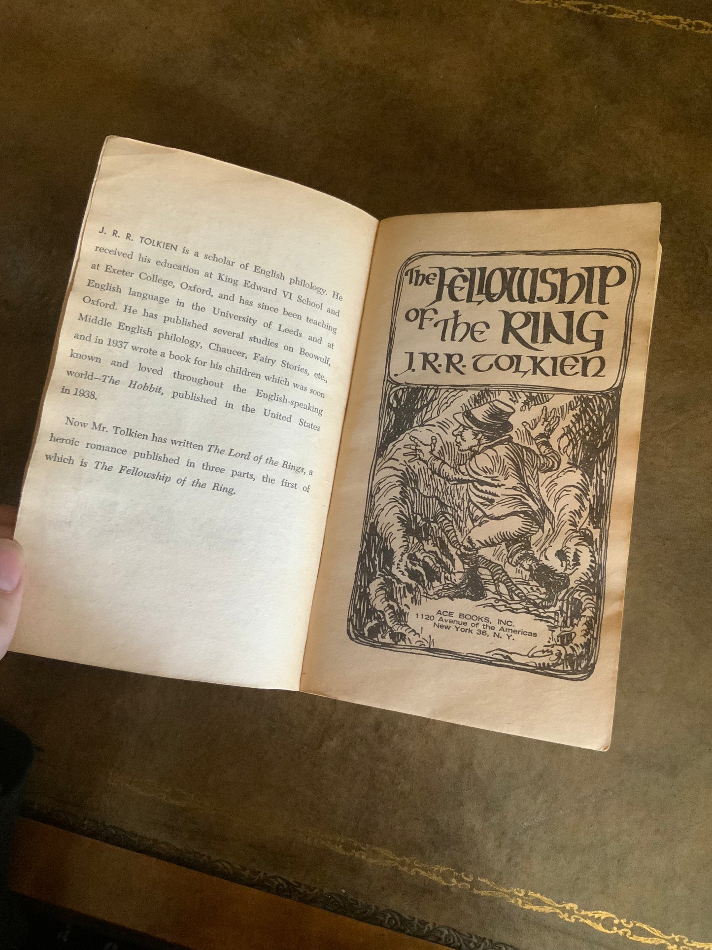 The Lord of the Rings by JRR Tolkien - 1965 Ace paperbacks pirated edition