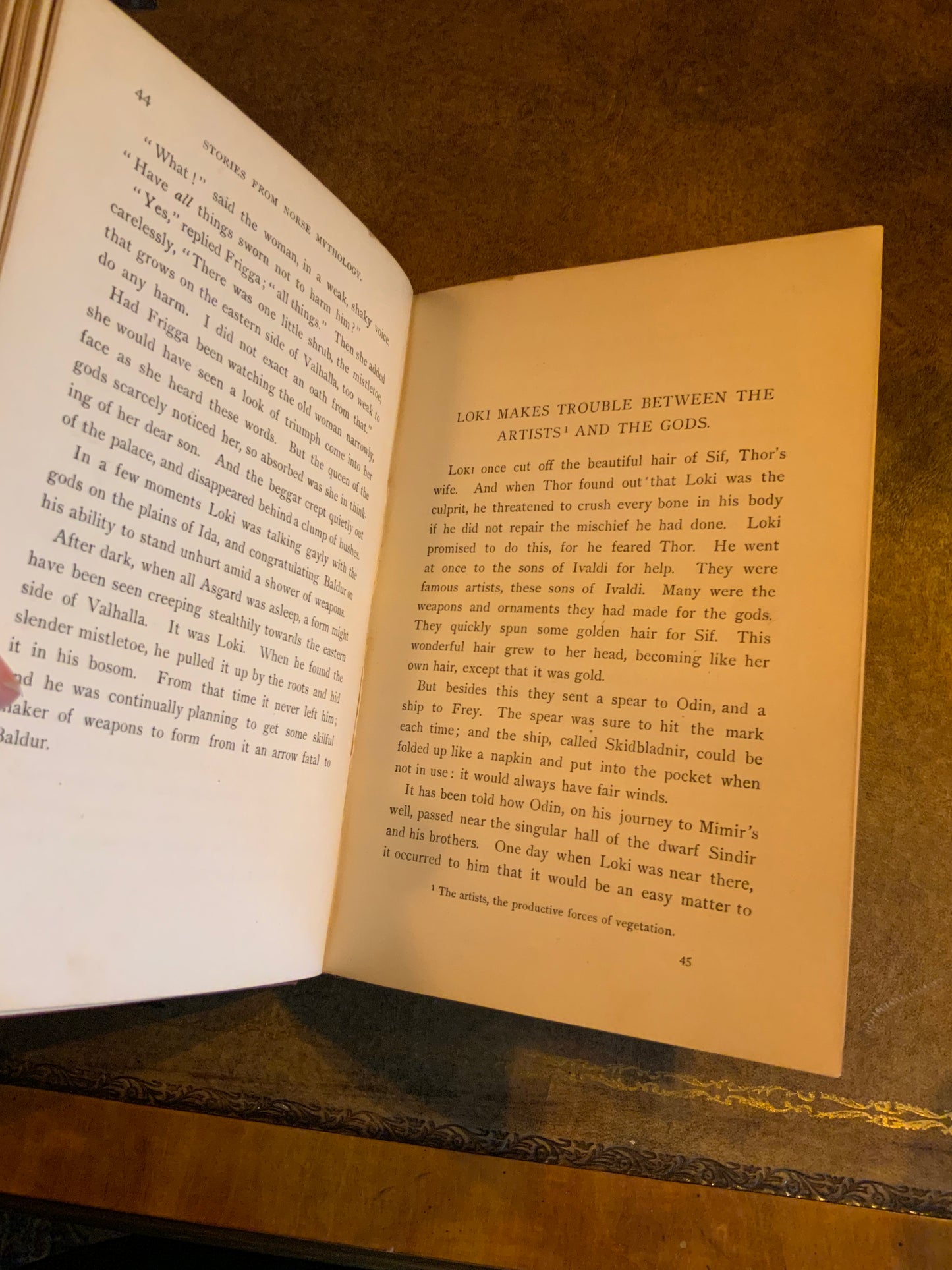 The Nine Worlds, Stories from Norse Mythology by Mary E. Litchfield - 1890 Hardback