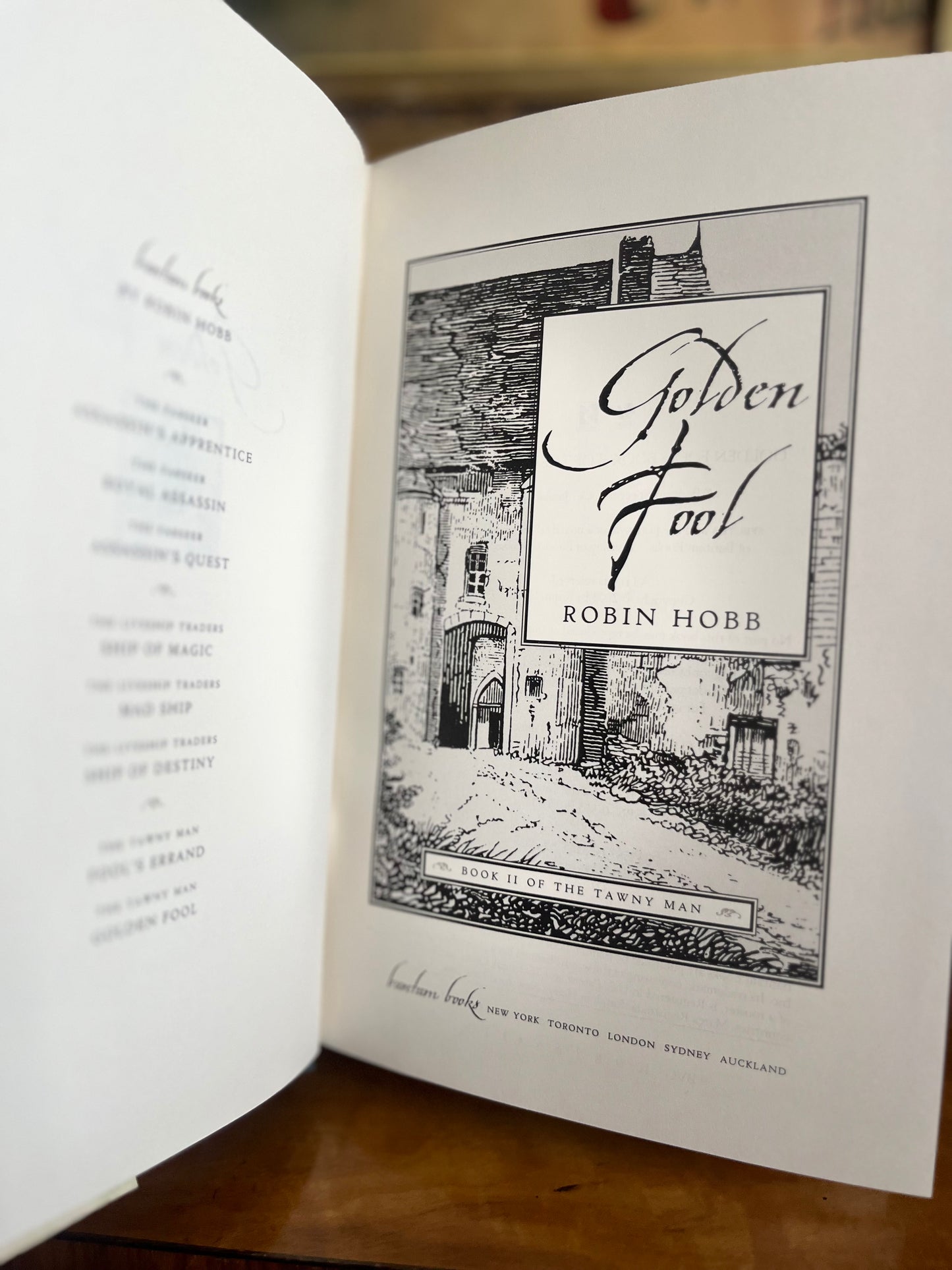 Golden Fool - Robin Hobb - First Edition First Printing