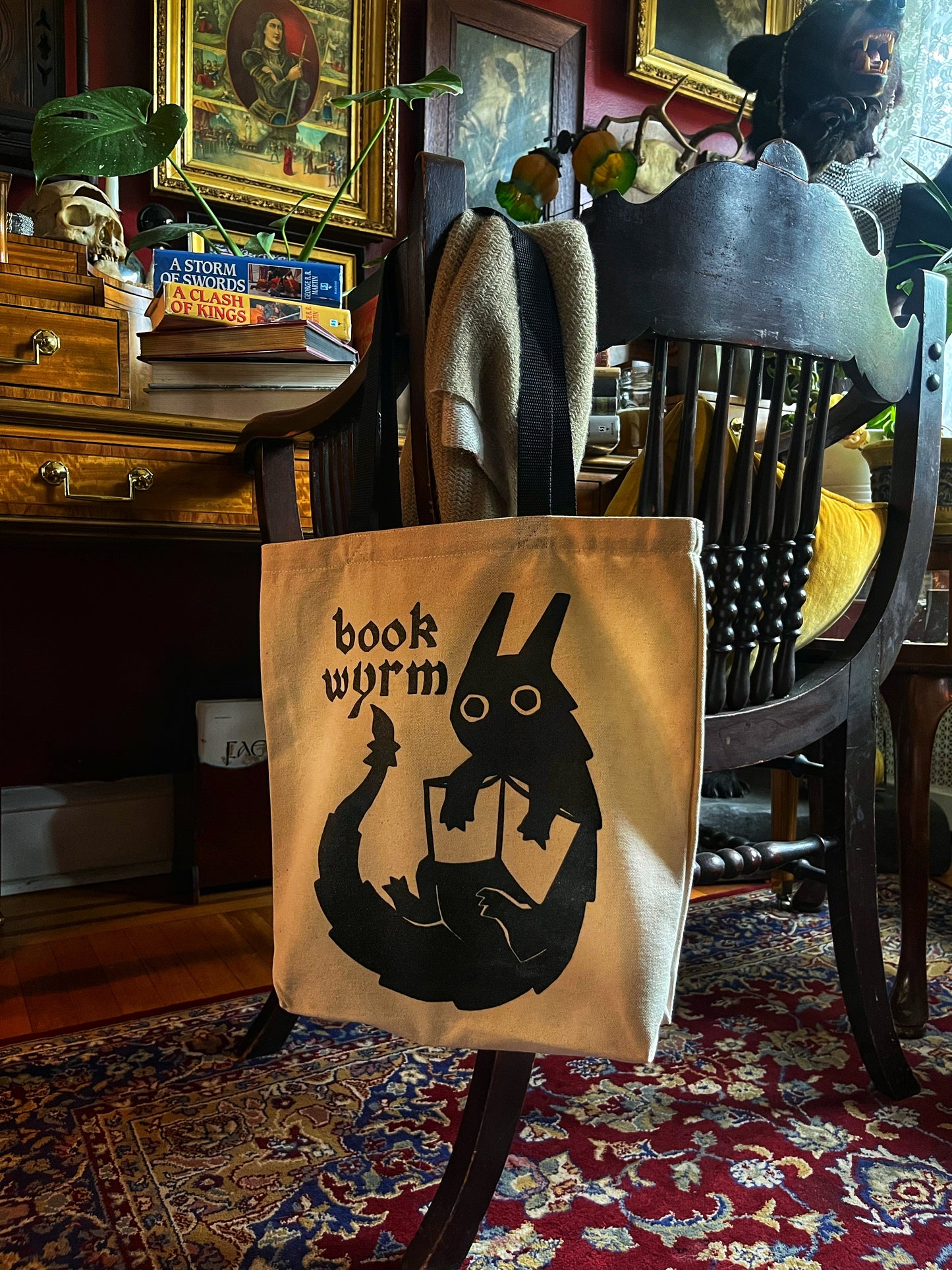 Book Wyrm Tote
