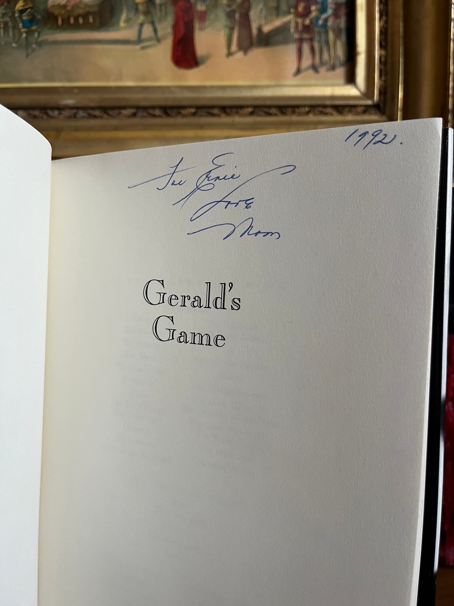 Gerald's Game by Stephen King - First Edition First Printing