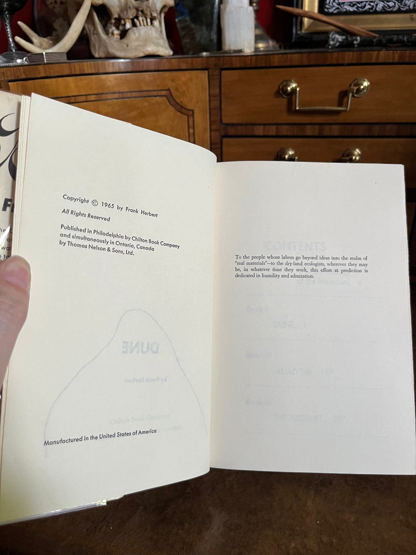Dune - Frank Herbert - SF Book Club Edition