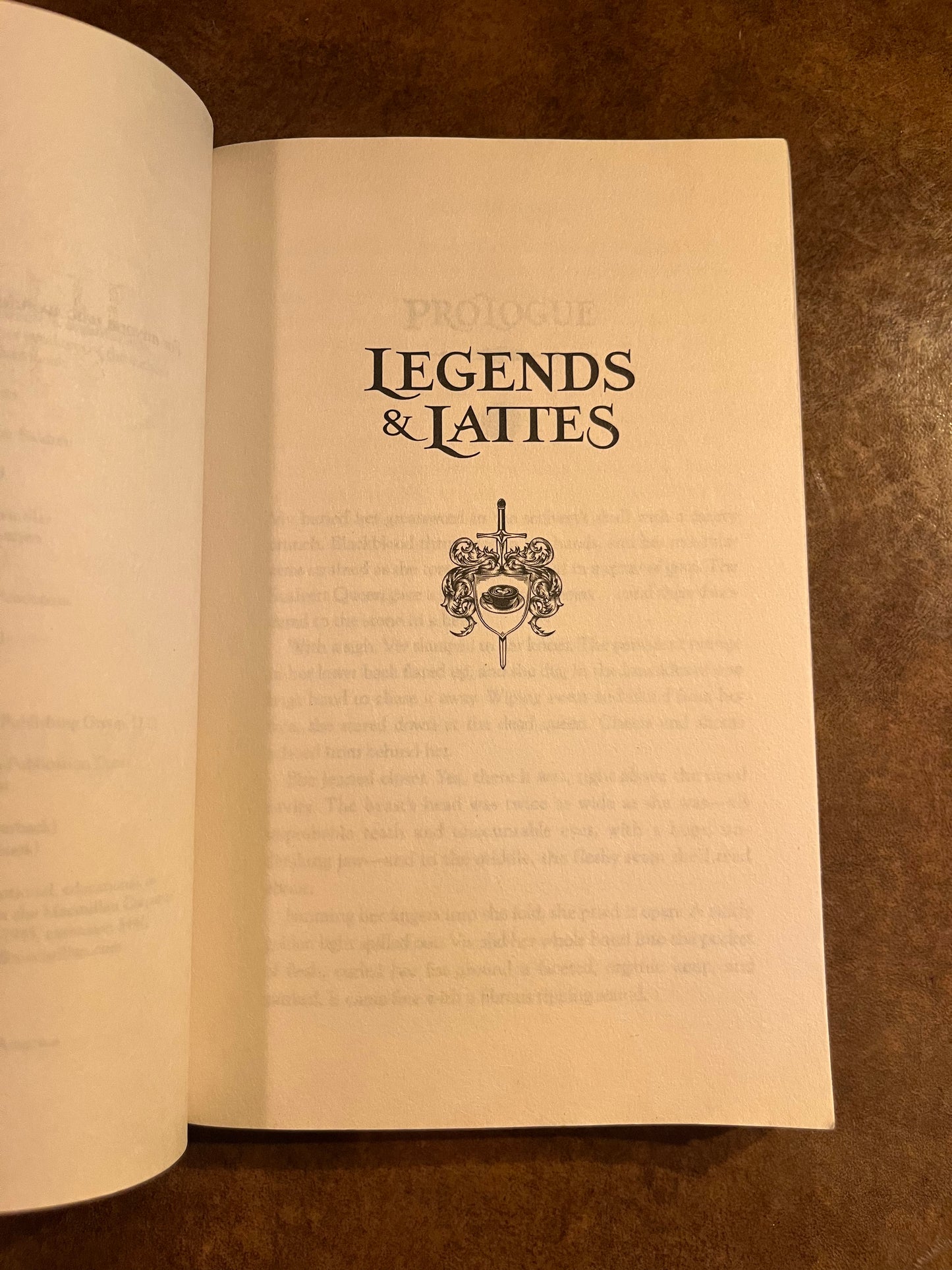 Legends & Lattes by Travis Baldree - Paperback 1st edition