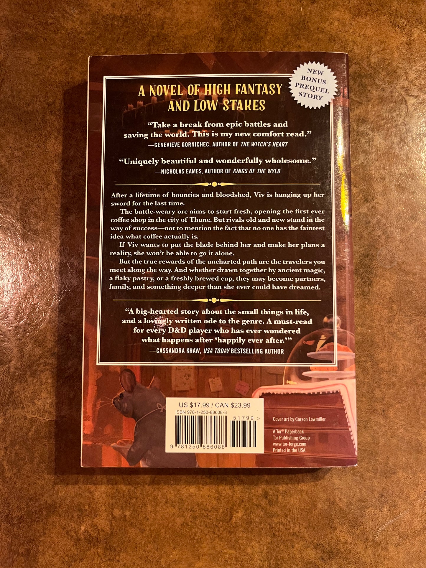 Legends & Lattes by Travis Baldree - Paperback 1st edition