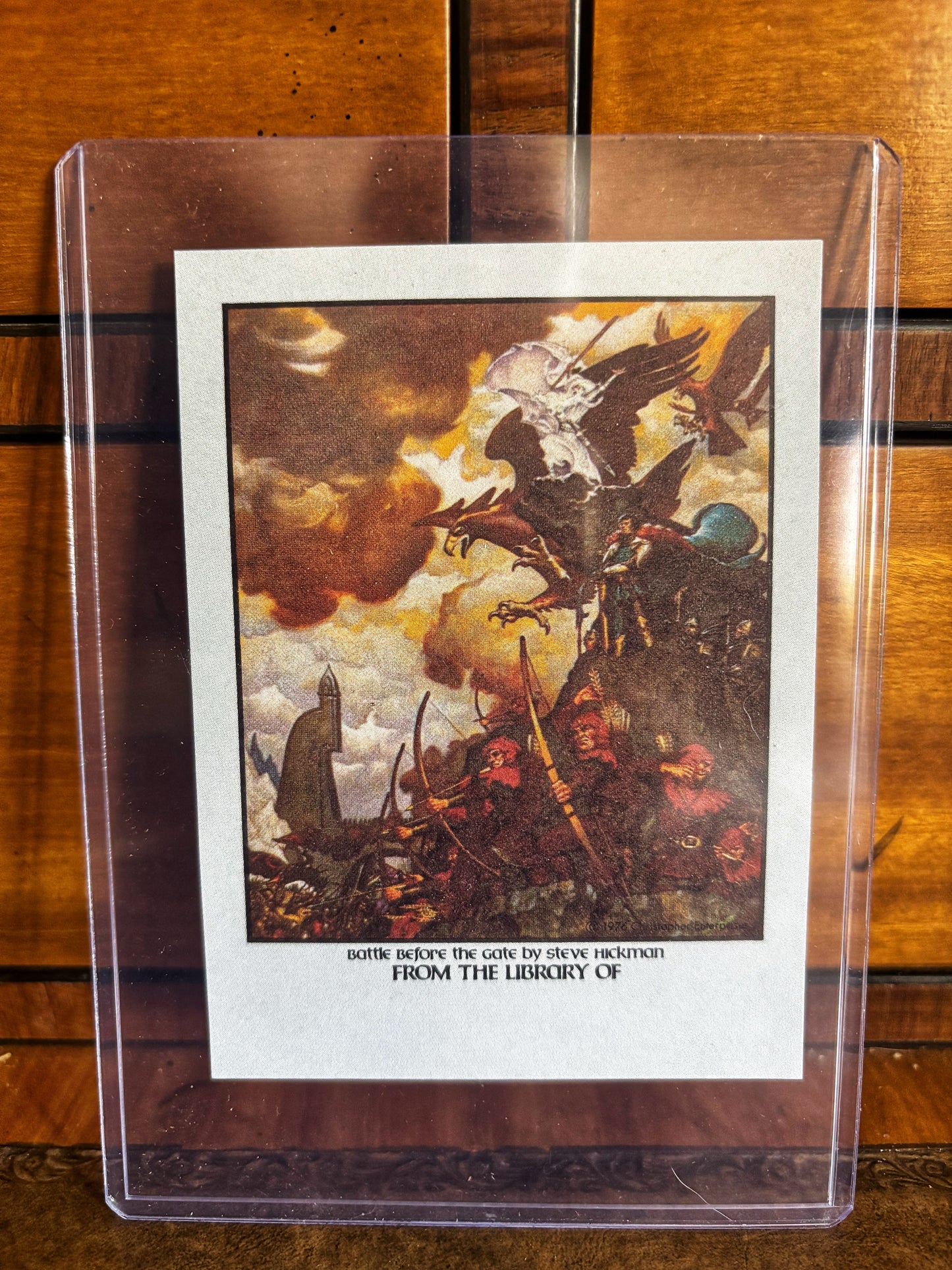 Lord of the Rings bookplate - Illustrated by Steve Hickman