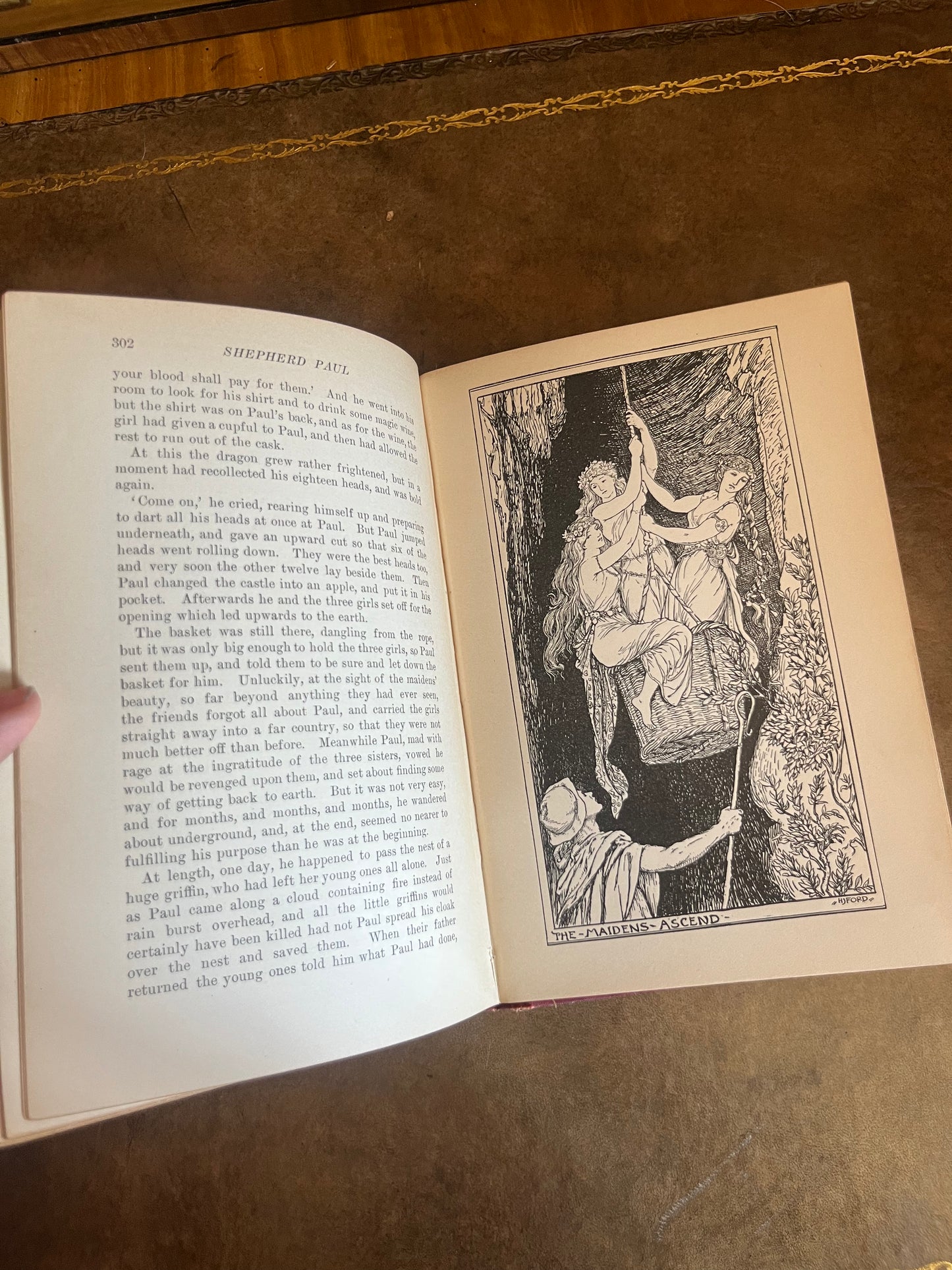 The Crimson Fairy book by Andrew Lang - First Edition - Hardcover 1903