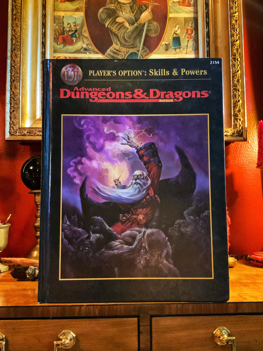 Advanced D&D Player's Option: Skills and Powers - 2nd edition rules 2nd printing 1996 - TSR #2154.