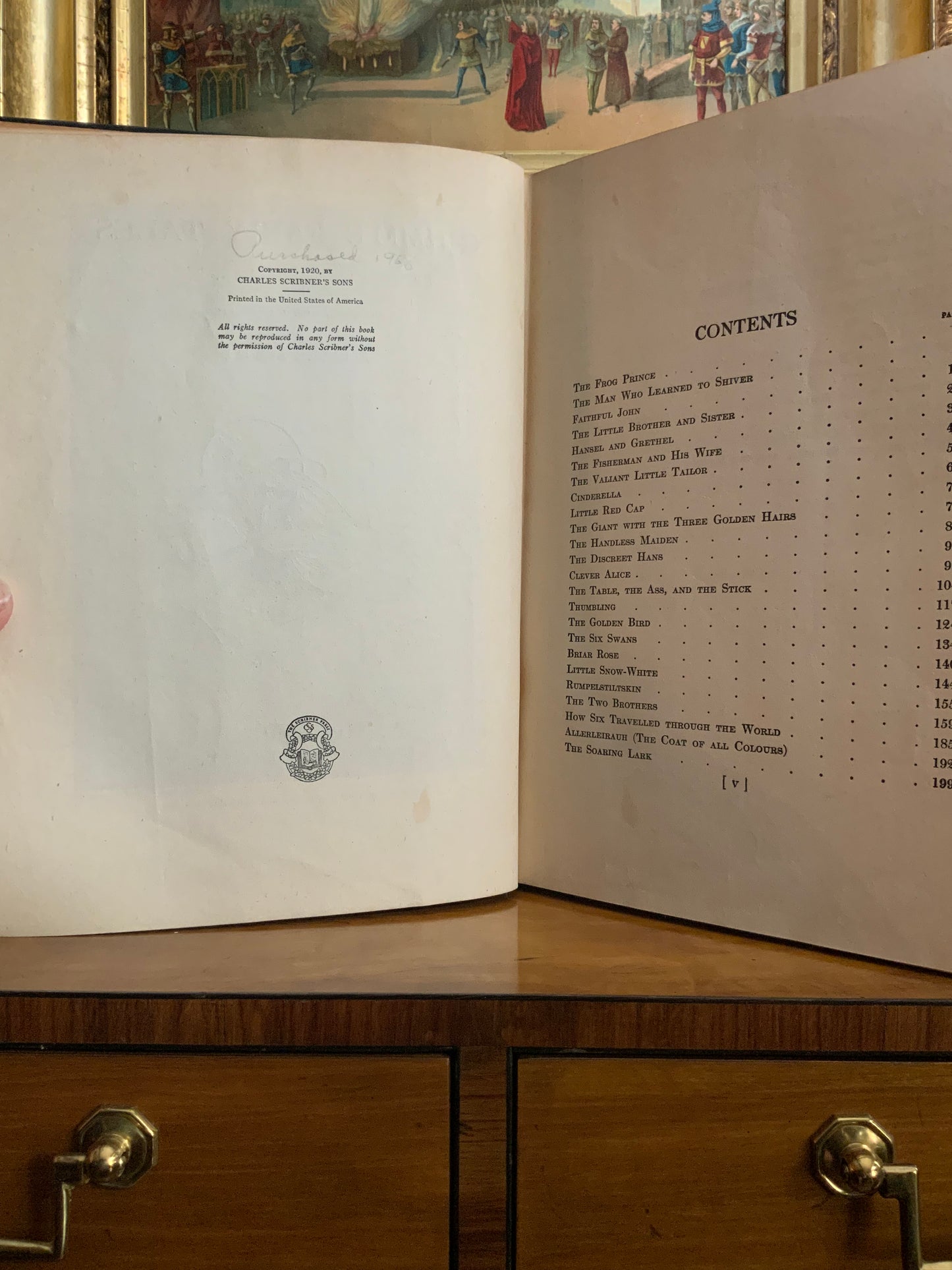 Grimm's Fairy Tales - Selected and Illustrated by Elenore Abbott - 1944 Scribners