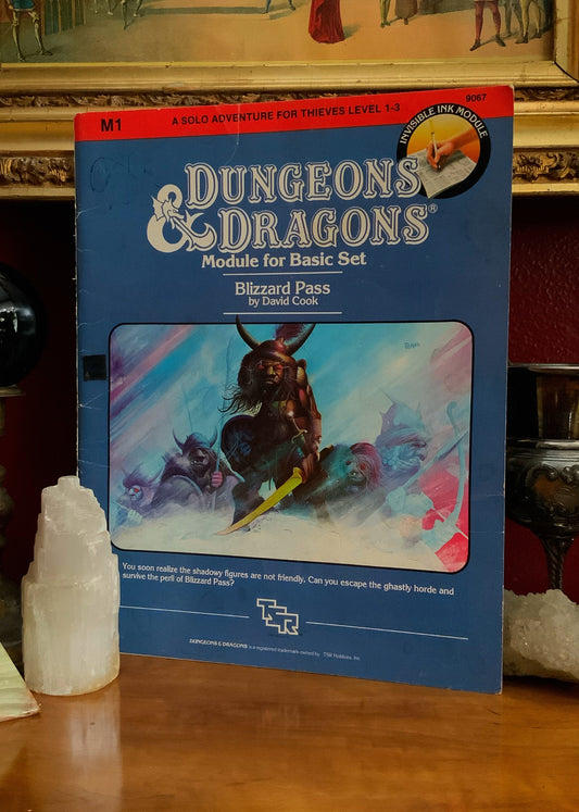 Blizzard Pass Dungeons & Dragons Module for Basic Set - TSR games #9067