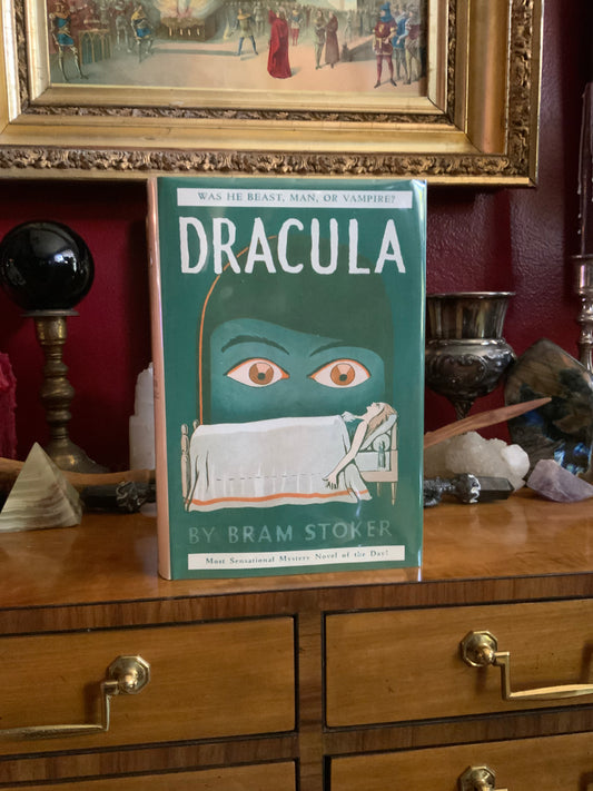 Dracula by Bram Stoker - 1927 Grossett & Dunlap - FASCIMILE dust jacket
