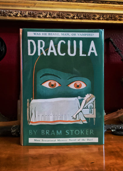 Dracula by Bram Stoker - 1927 Grossett & Dunlap - FASCIMILE dust jacket