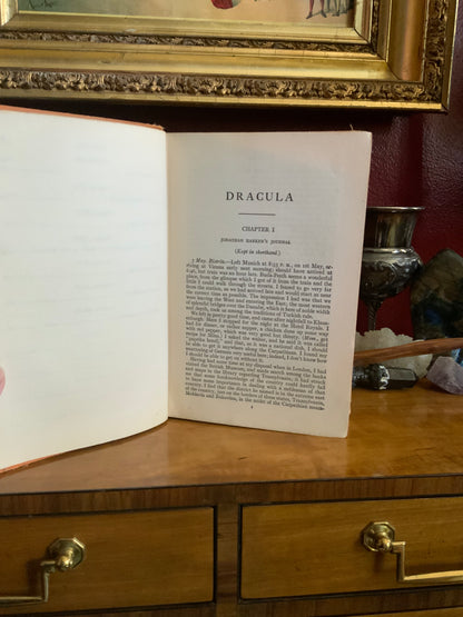Dracula by Bram Stoker - 1927 Grossett & Dunlap - FASCIMILE dust jacket