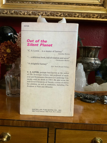 Out of the Silent Planet by C.S. Lewis - 1975 Macmillan paperback