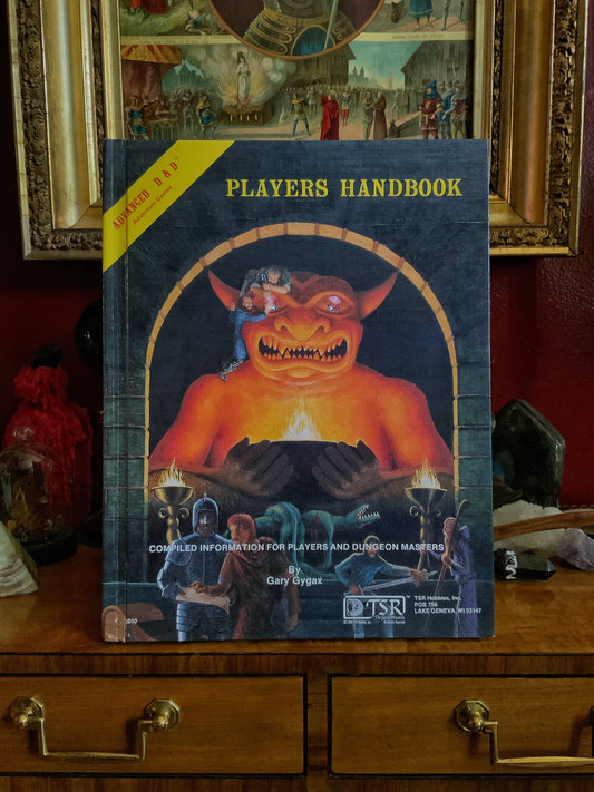 Advanced D&amp;D Players Handbook - 1st edition 6th printing - 1979 TSR #2010