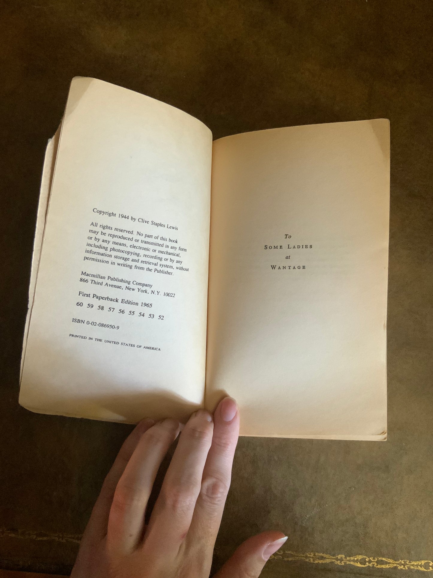 Perelandra by C.S. Lewis - Book 2 of the Space Trilogy - Paperback