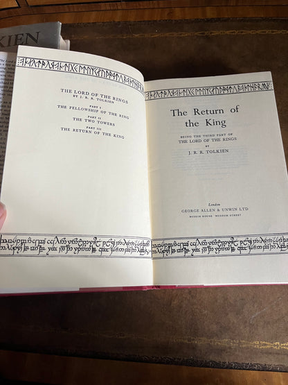 Lord of the Rings Three Volume Set - London Revised Second Edition 1970
