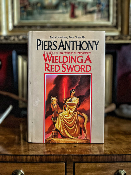 Wielding a Red Sword - Piers Anthony - First Edition