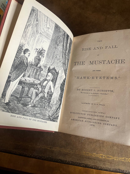 The Rise and Fall of the Mustache and other “Hawk-Eyetems” - Robert J. Burdette