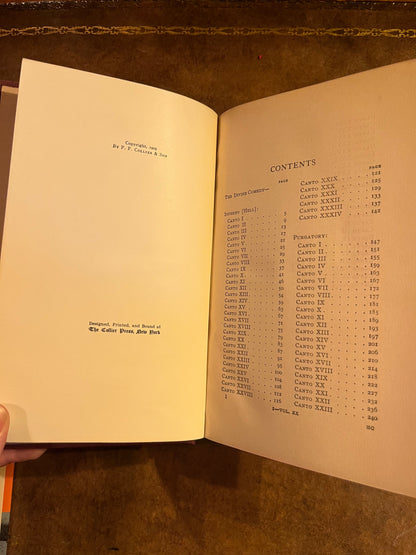 The Divine Comedy of Dante Alighieri - Volume 20 of Harvard Classic's "The Five Foot Shelf of Books"
