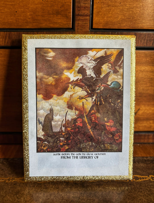 Lord of the Rings bookplate - Illustrated by Steve Hickman