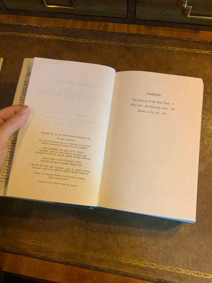 Murder on Board by Agatha Christie. Book Club Edition